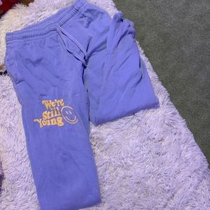Sweatpants light blue very soft and cozy